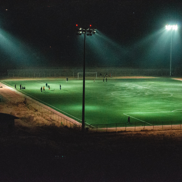 Eclairage de stade de football